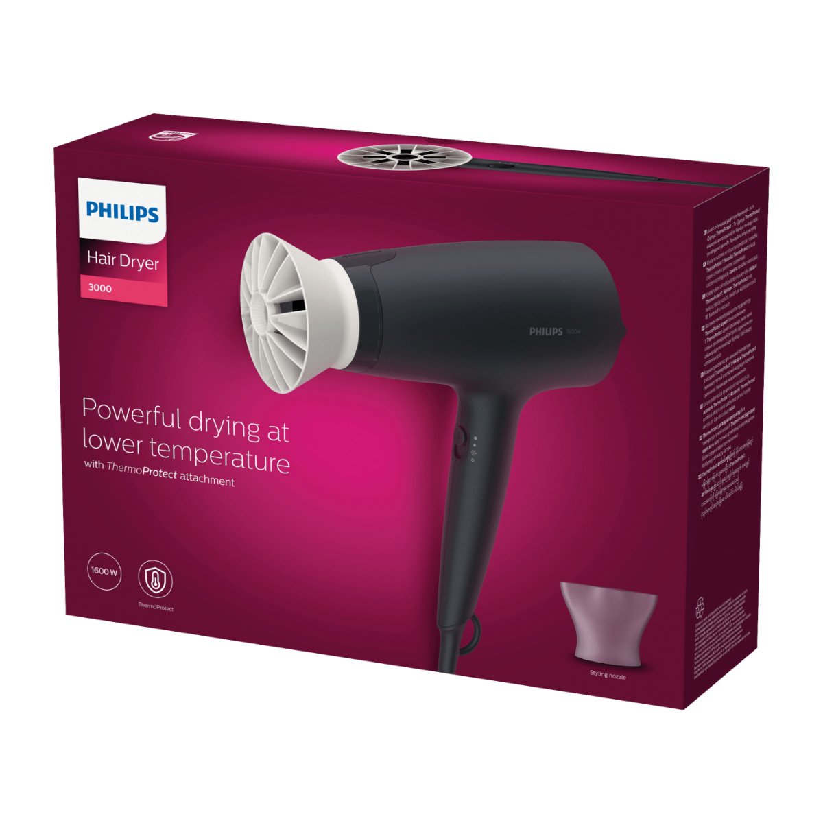 Philips Hair Dryer 1600 Watts - BHD302-10 - Bloom Pharmacy