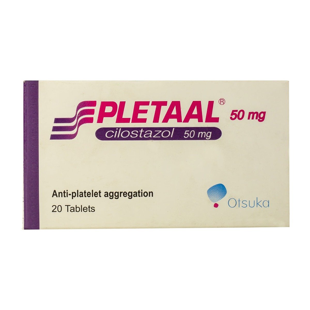 Pletaal 50 mg - 20 Tablets - Bloom Pharmacy