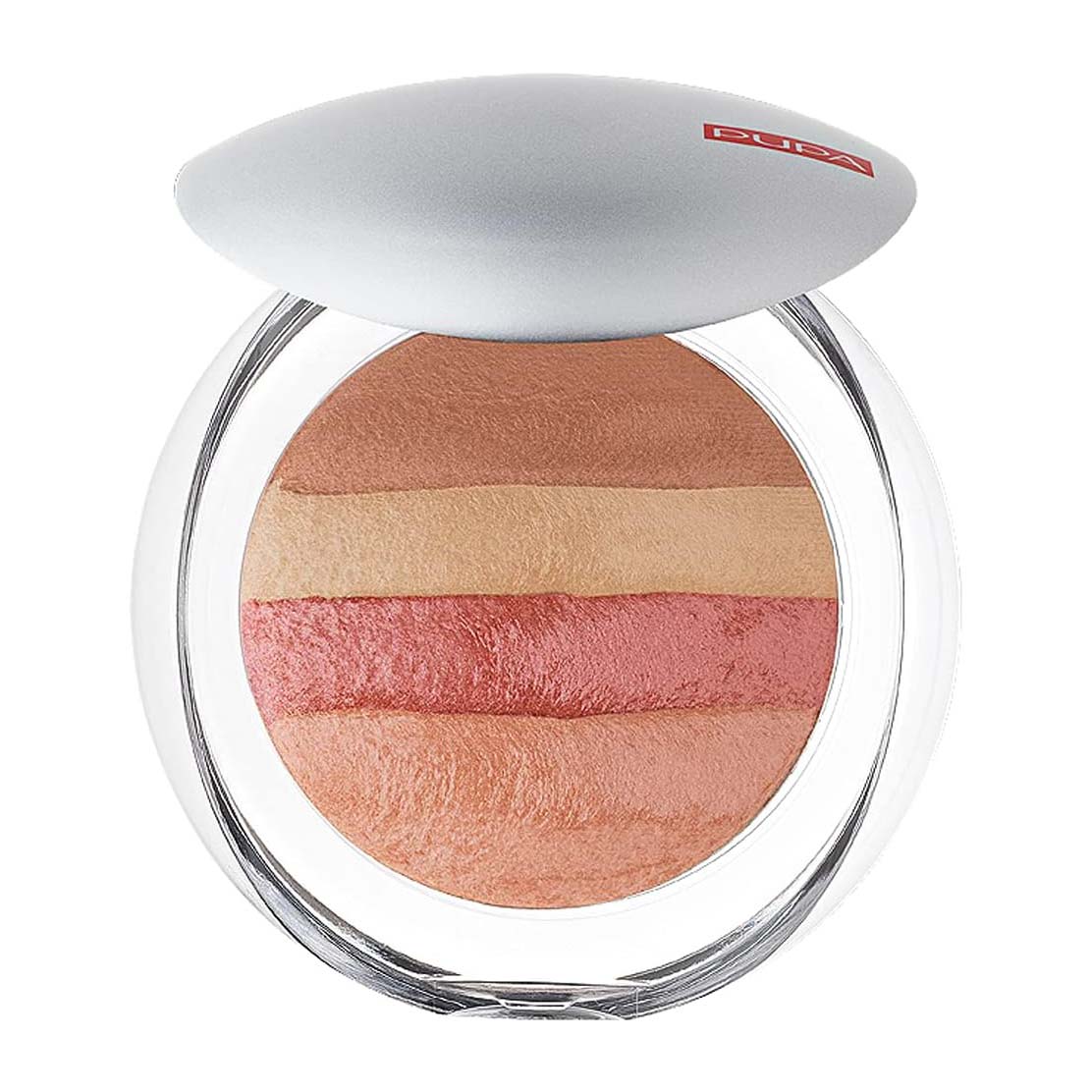 Pupa Luminys Baked All Over Illuminating Blush Powder – 06 Coral Stripes - Bloom Pharmacy