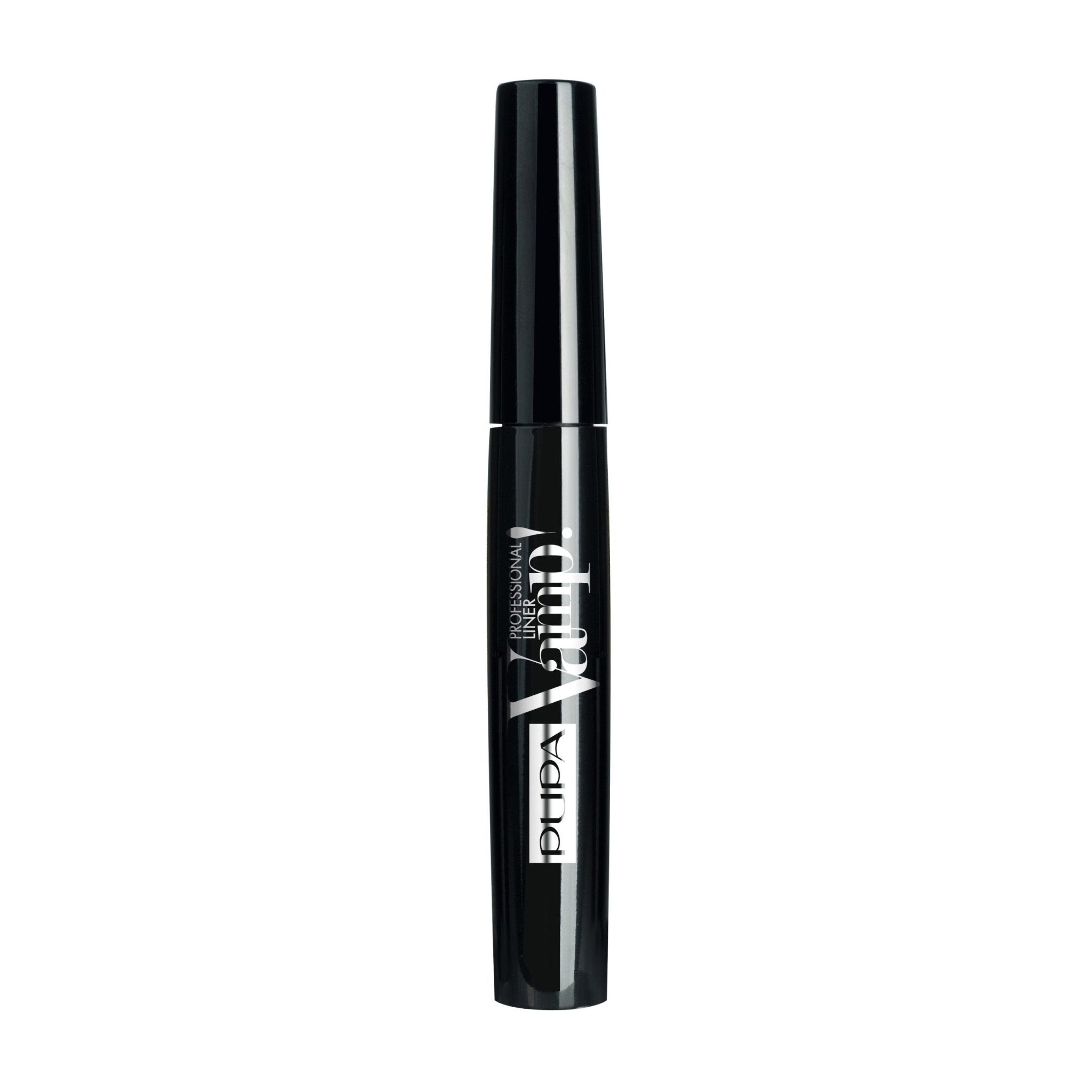 Pupa Vamp Professional Waterproof Brush Eyeliner – 100 Extra Black - Bloom Pharmacy