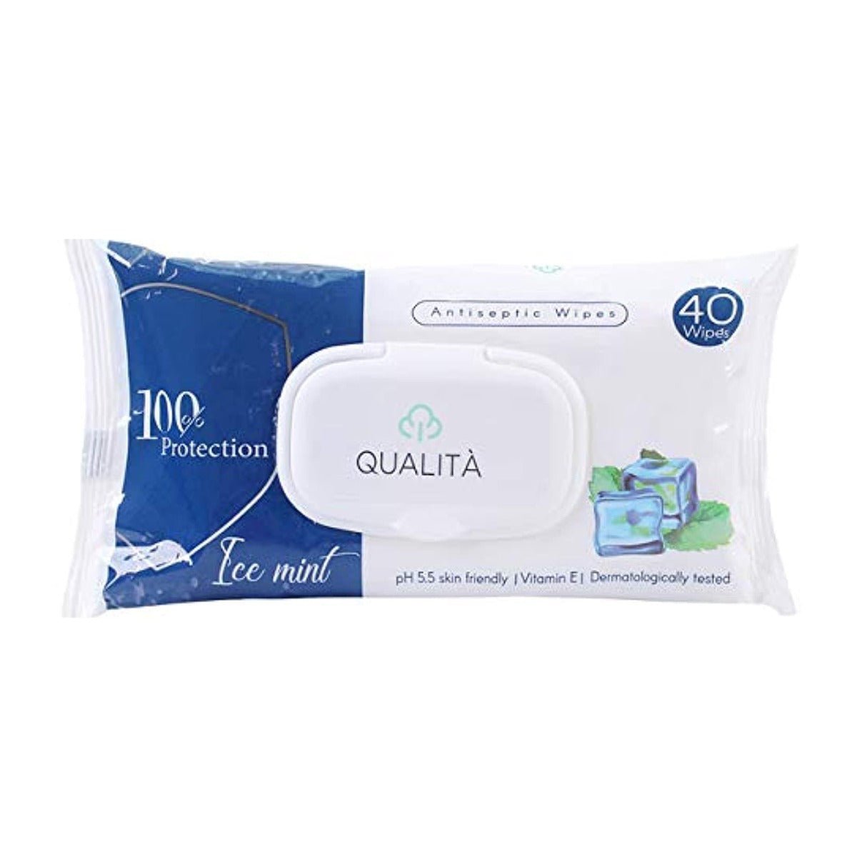 Qualita Antiseptic Ice Mint Wipes - Bloom Pharmacy