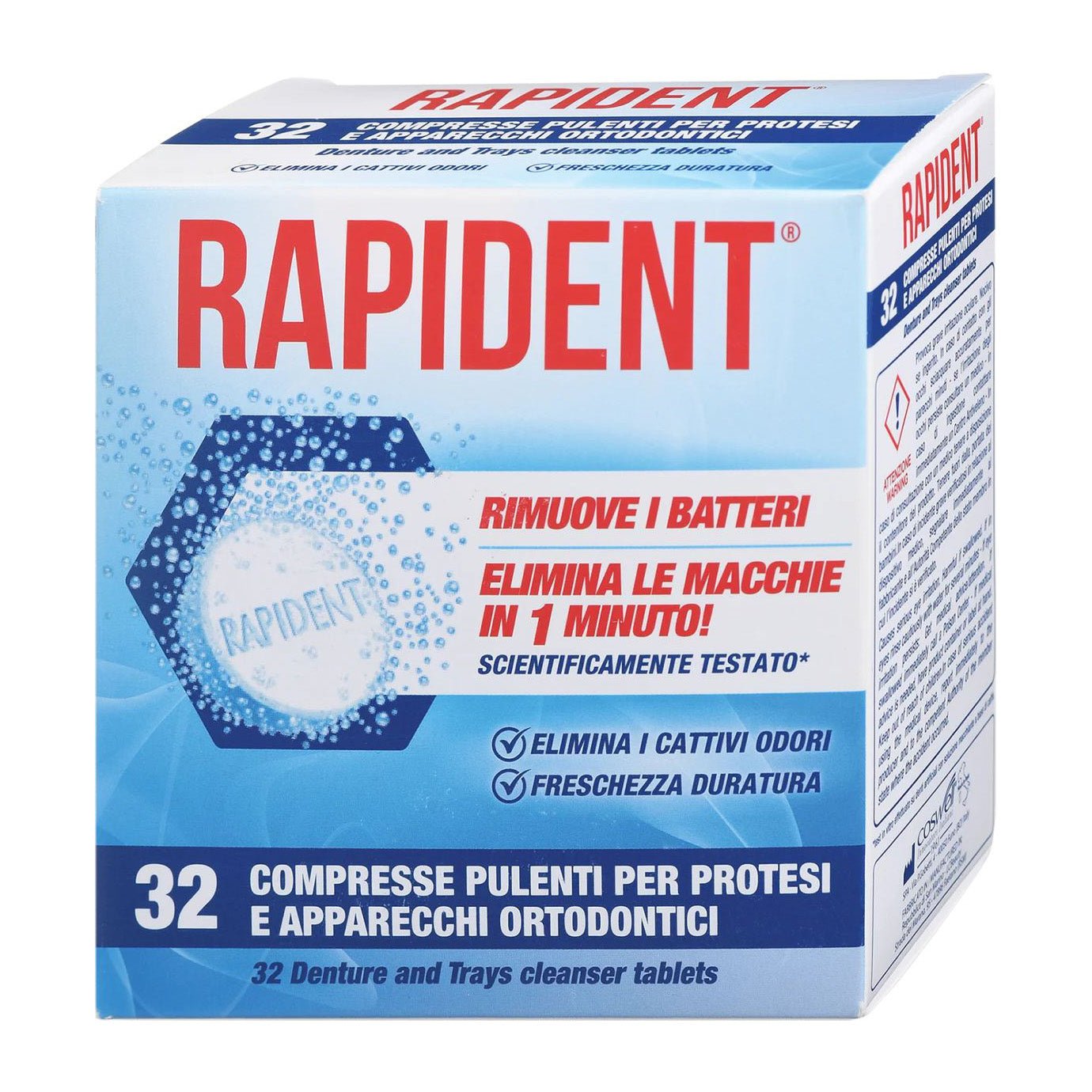 Rapident Cleaning Tablets – 32Pcs - Bloom Pharmacy