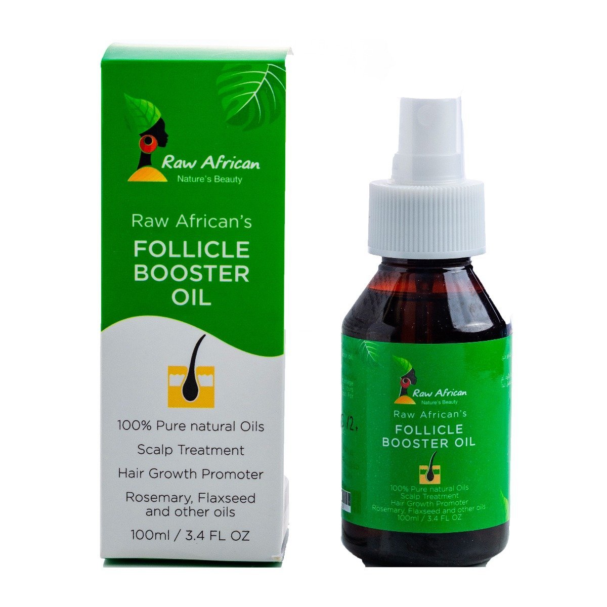 Raw African Follicle Booster oil – 100ml - Bloom Pharmacy