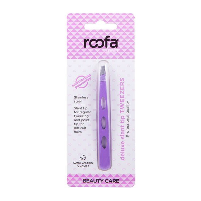 Roofa Deluxe Slant Tip Tweezers – 006BC - Bloom Pharmacy