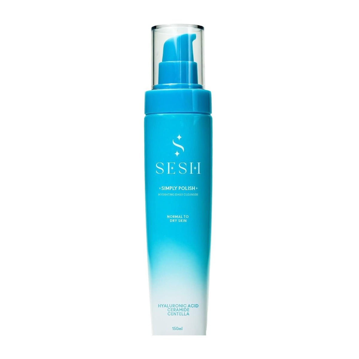 Sesh Simply Polish Hydrating Daily Cleanser For Normal To Dry Skin – 150ml - Bloom Pharmacy
