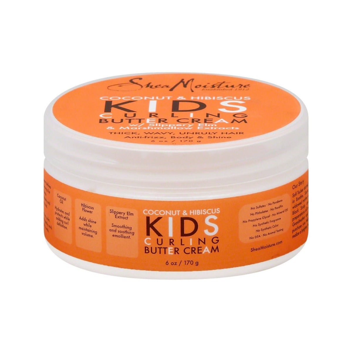 Shea Moisture Kids Curling Butter Coconut and Hibiscus Cream - 170gm - Bloom Pharmacy