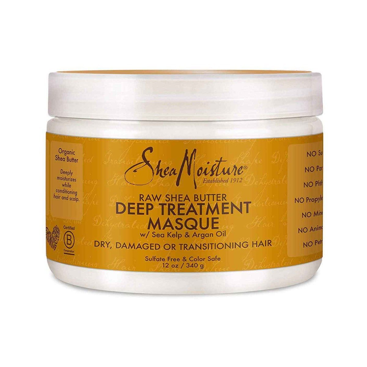 Shea Moisture Raw Shea Butter Deep Treatment Masque - 340gm - Bloom Pharmacy