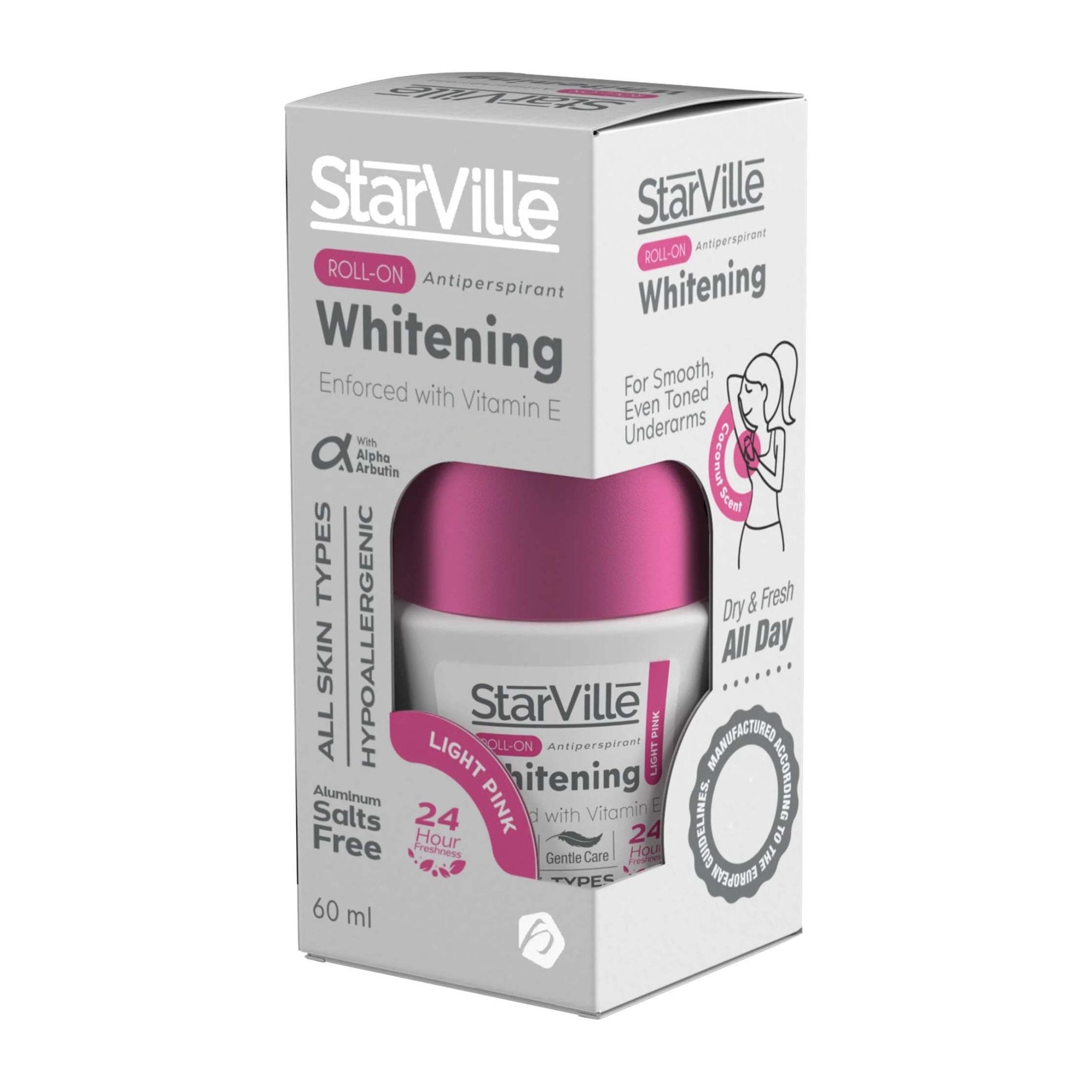 Starville Light Pink Whitening Roll-On - 60ml - Bloom Pharmacy