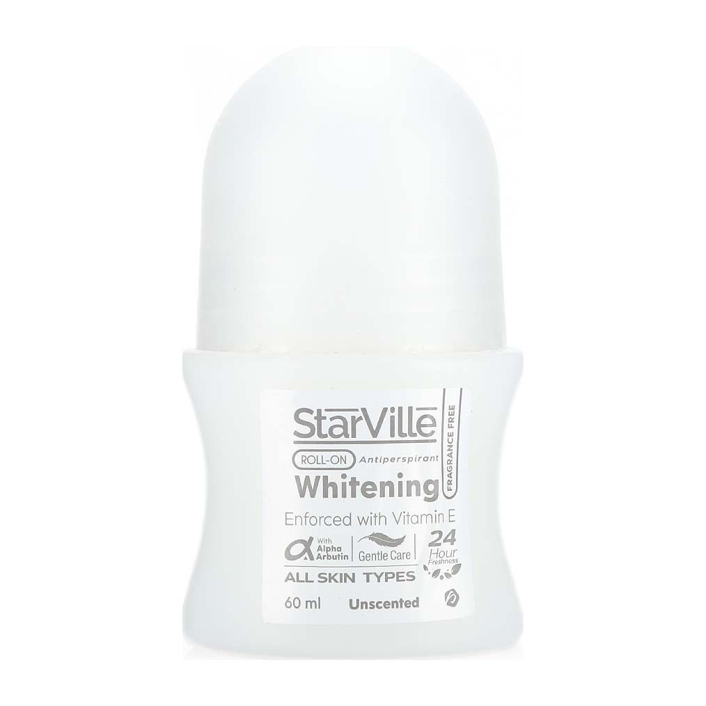 Starville Whitening Fragrance Free Roll On – 60ml - Bloom Pharmacy