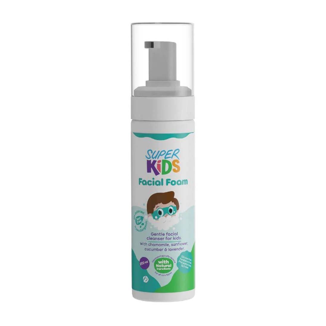 Super Kids Facial Foam Cleanser - 200ml - Bloom Pharmacy