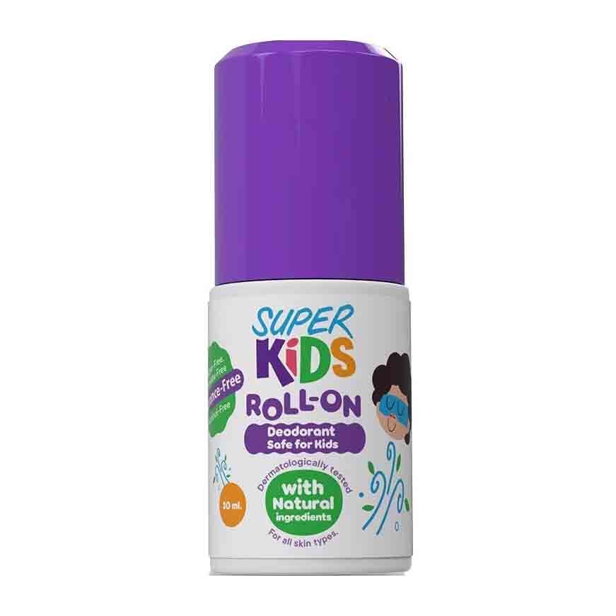 Super Kids Roll On Deodorant For All Skin Types – 30ml - Bloom Pharmacy