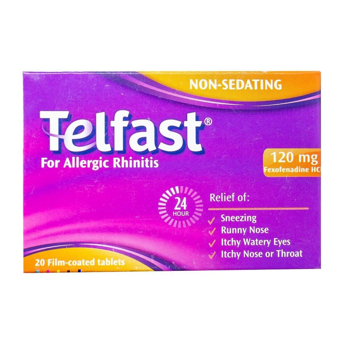 Telfast 120 mg - 20 Tablets - Bloom Pharmacy