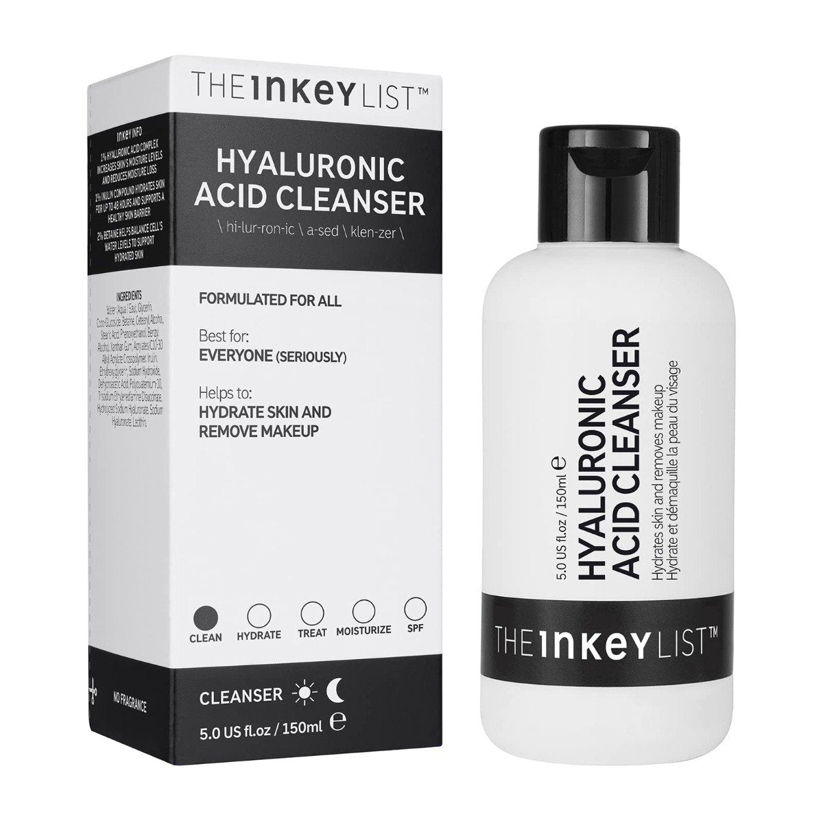 The Inkey List Hyaluronic Acid Cleanser - 150ml - Bloom Pharmacy