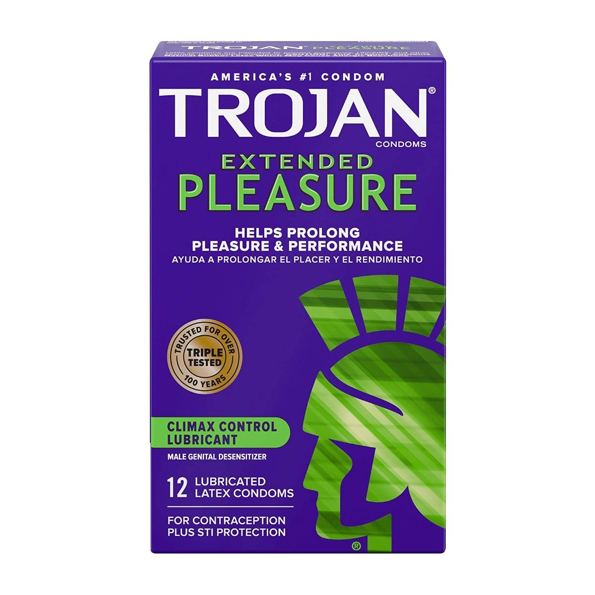 Trojan Extended Pleasure Condoms - 12 Lubricated - Bloom Pharmacy