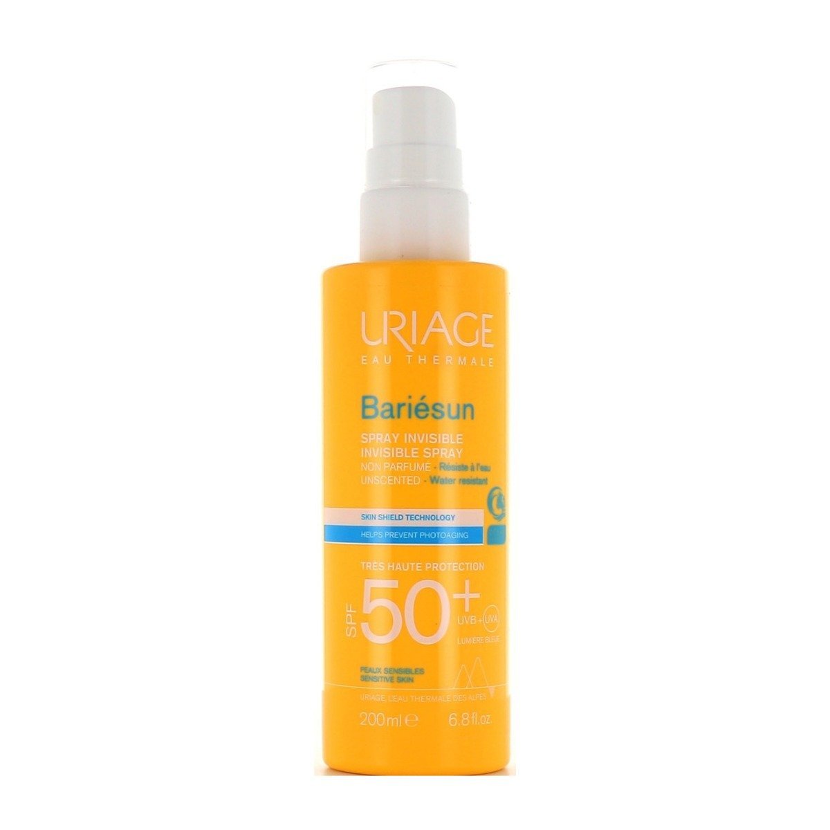 Uriage Bariesun SPF 50+ Fragrance Free Spray For Sensitive Skin - 200ml - Bloom Pharmacy