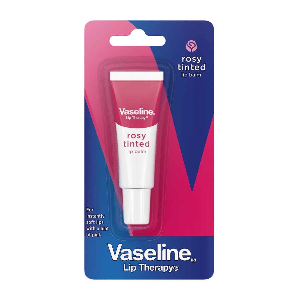 Vaseline Lip Therapy Rosy Tinted Lip Balm – 10gm - Bloom Pharmacy