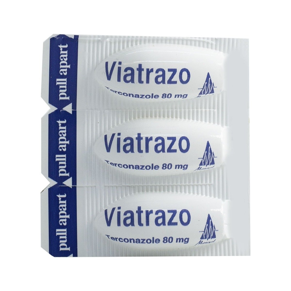 Viatrazo 80 mg - 3 Vaginal Suppositories - Bloom Pharmacy