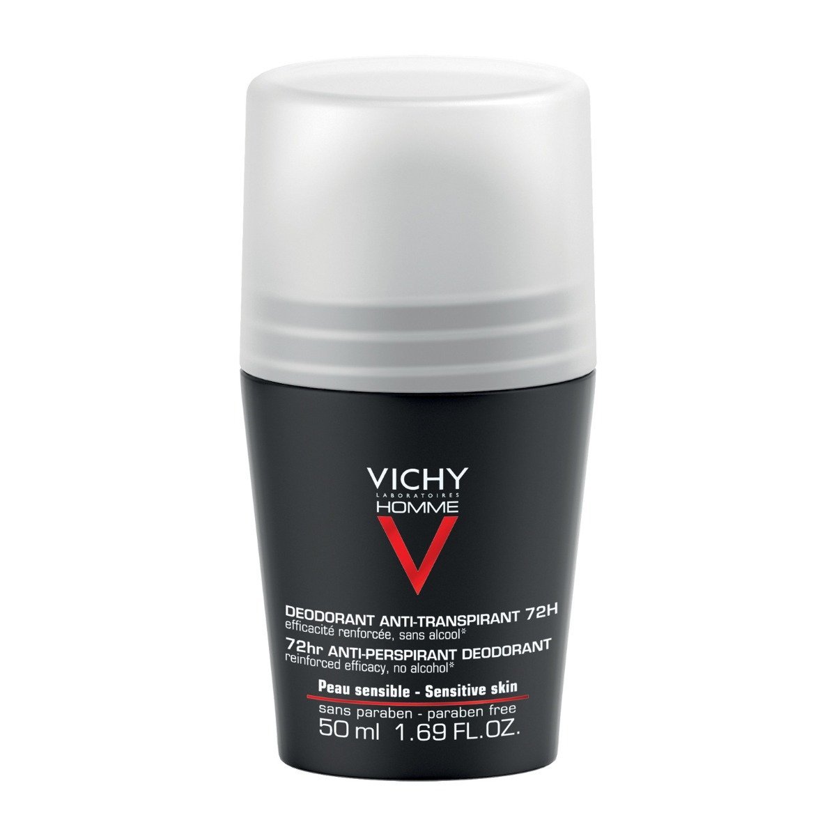 Vichy Homme Extreme Control Roll-On 72H Anti-Perspirant Deodorant - 50ml - Bloom Pharmacy