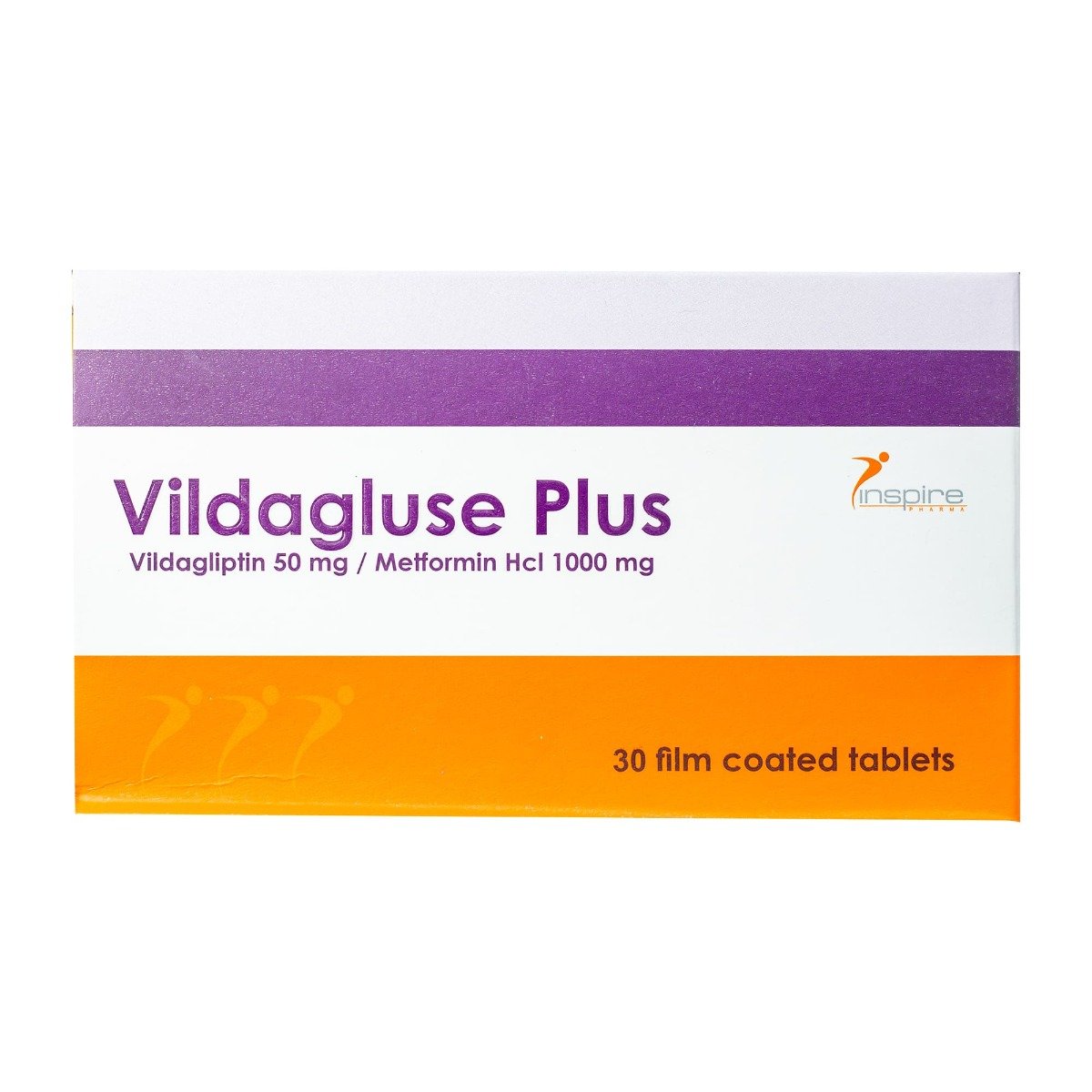 Vildagluse Plus 50 mg-1000 mg - 30 Tablets - Bloom Pharmacy