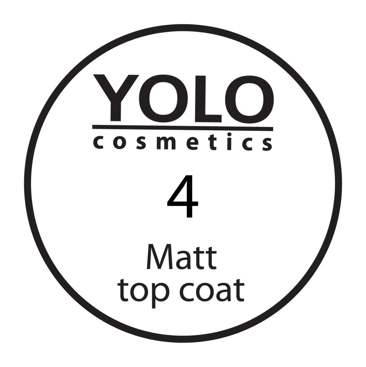 Yolo Matte Top Coat Nail Care – 10ml - Bloom Pharmacy