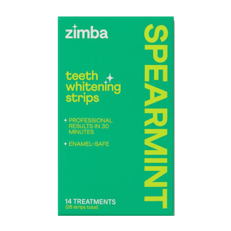 Zimba Teeth Whitening Strips 28 Strips – Spearmint - Bloom Pharmacy