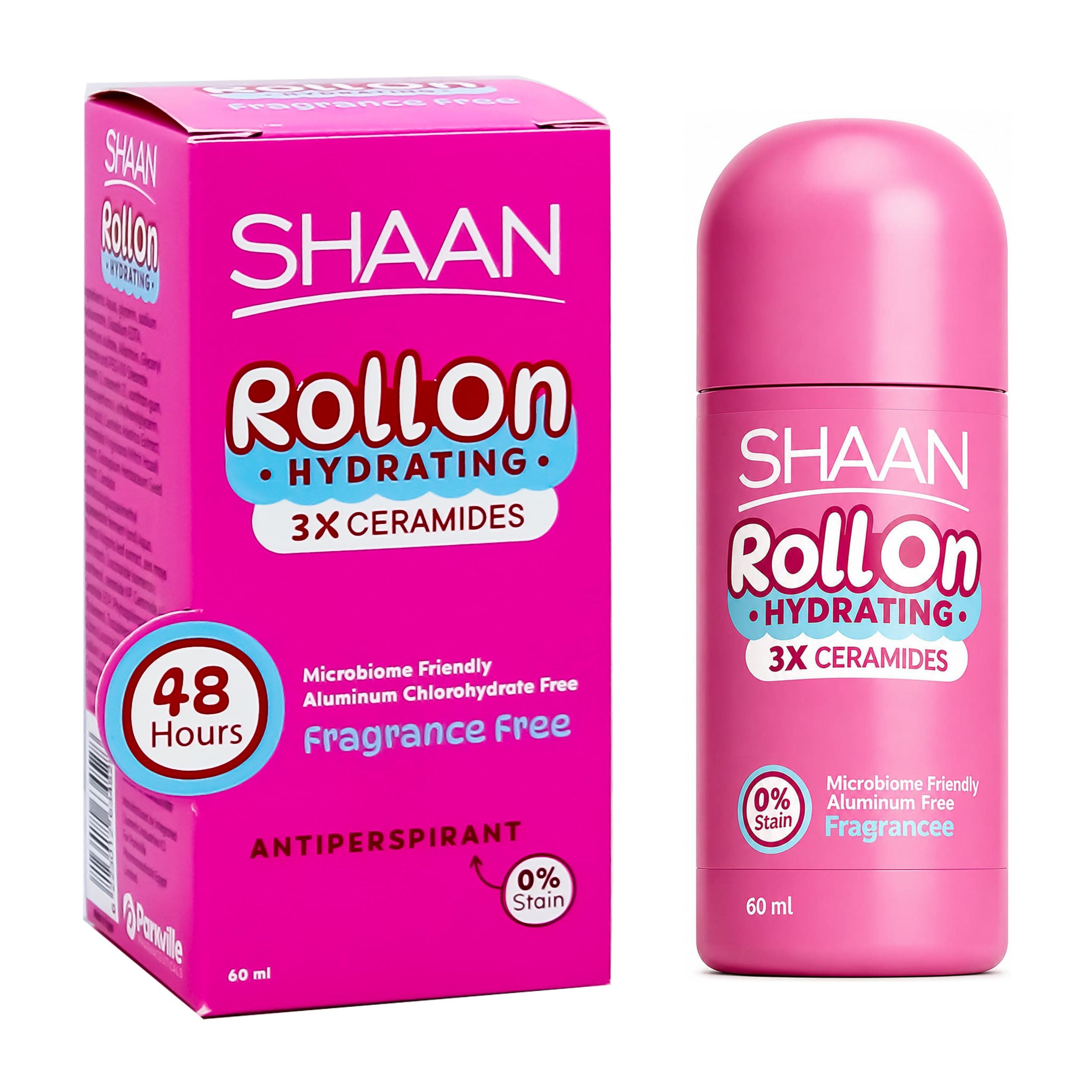 Shaan Hydrating 48H Antibacterial Roll On - 60ml