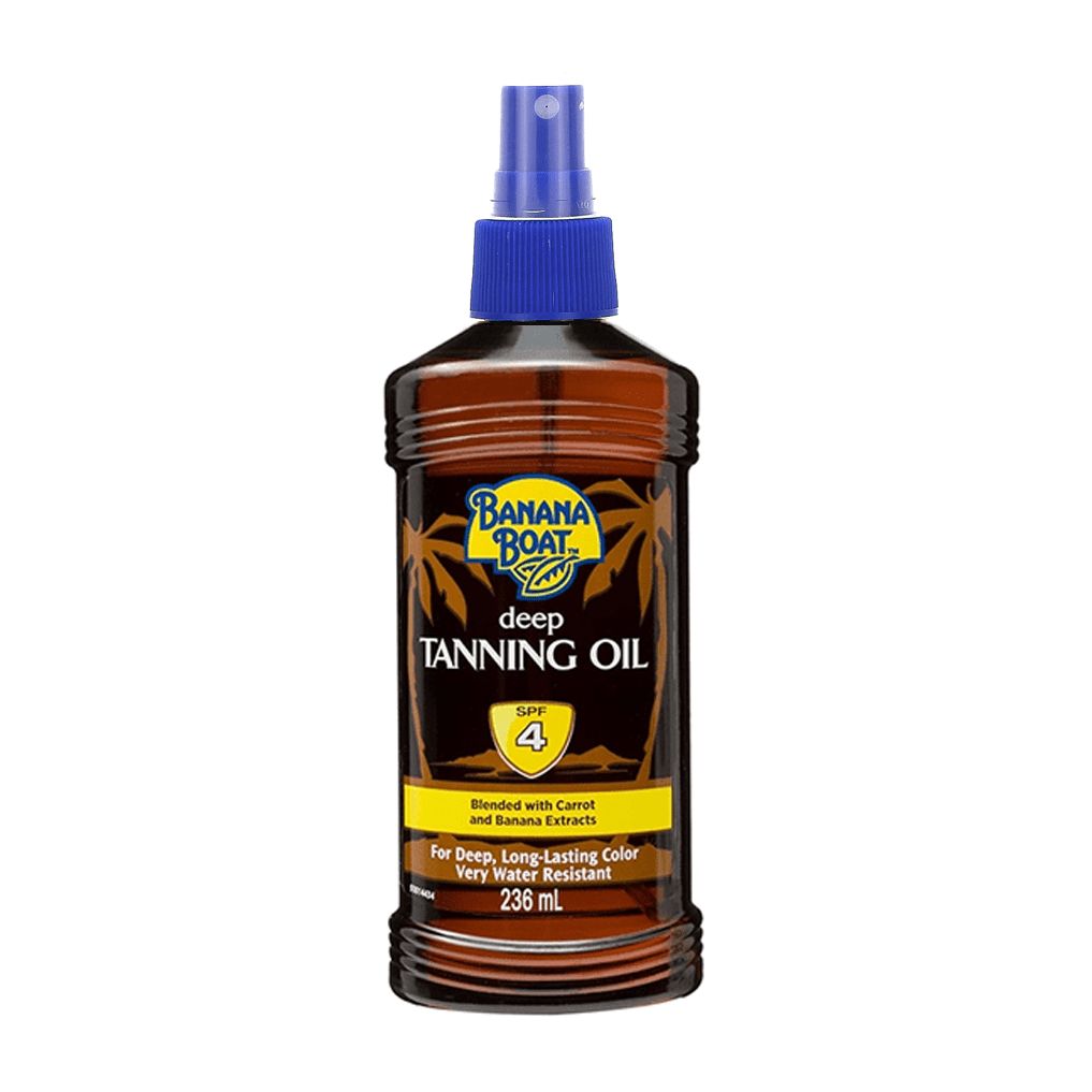 قارب الموز زيت الدباغة العميقة SPF 4 - 236 مل
