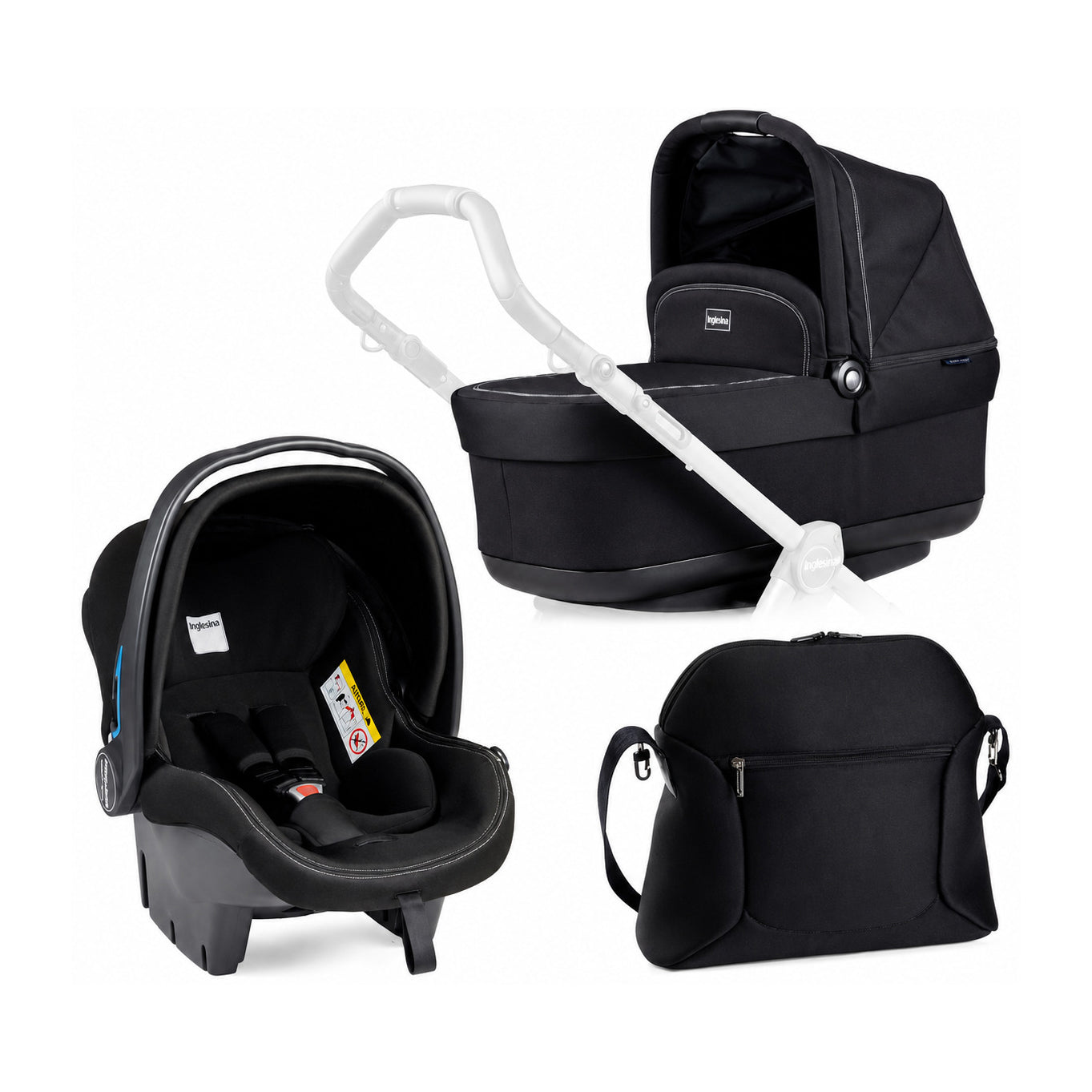 Peg Perego Set Modular Pop Up 3-in-1 Stroller - Onyx