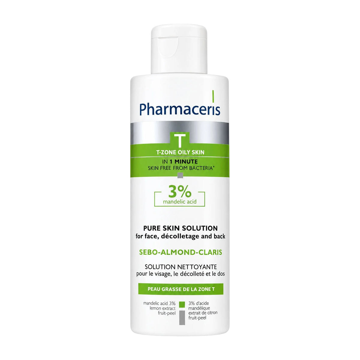 Pharmaceris T Sebum Almond Claris Pure Skin Solution - 190ml
