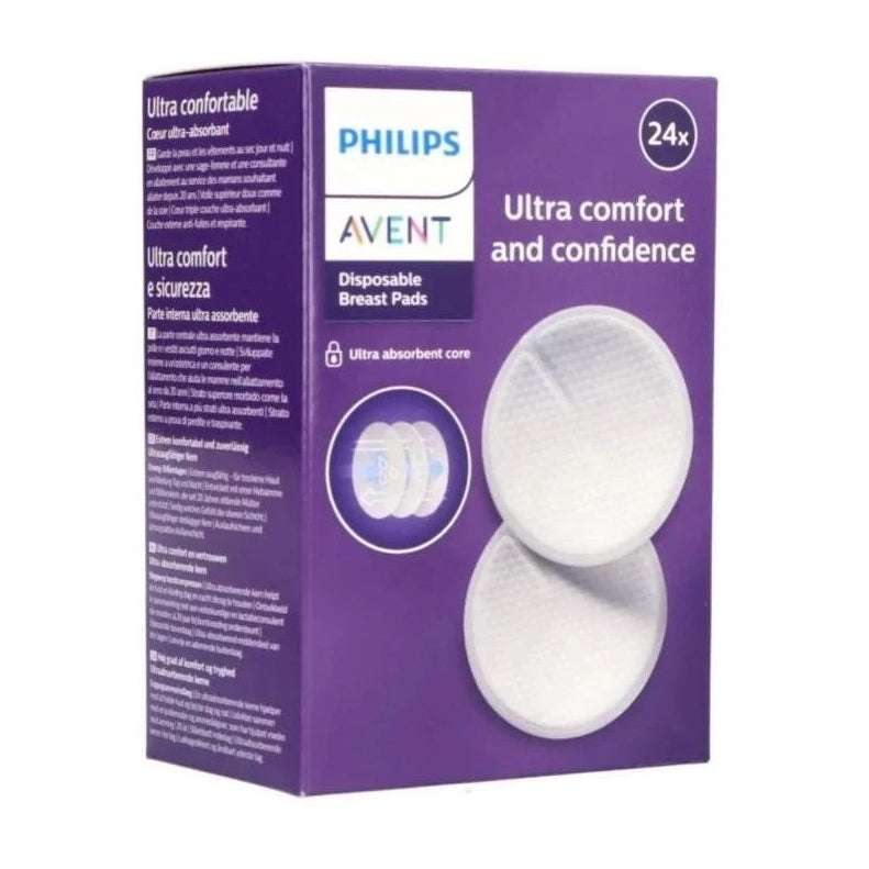 Avent Ultra Comfort and Confidence Breast Pads - 24psc