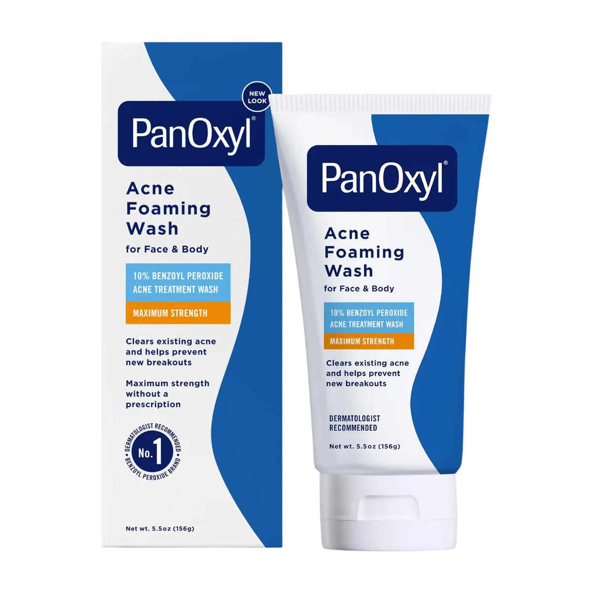 Panoxyl  10% Benzoyl Peroxide Acne Foaming Wash - 156gm