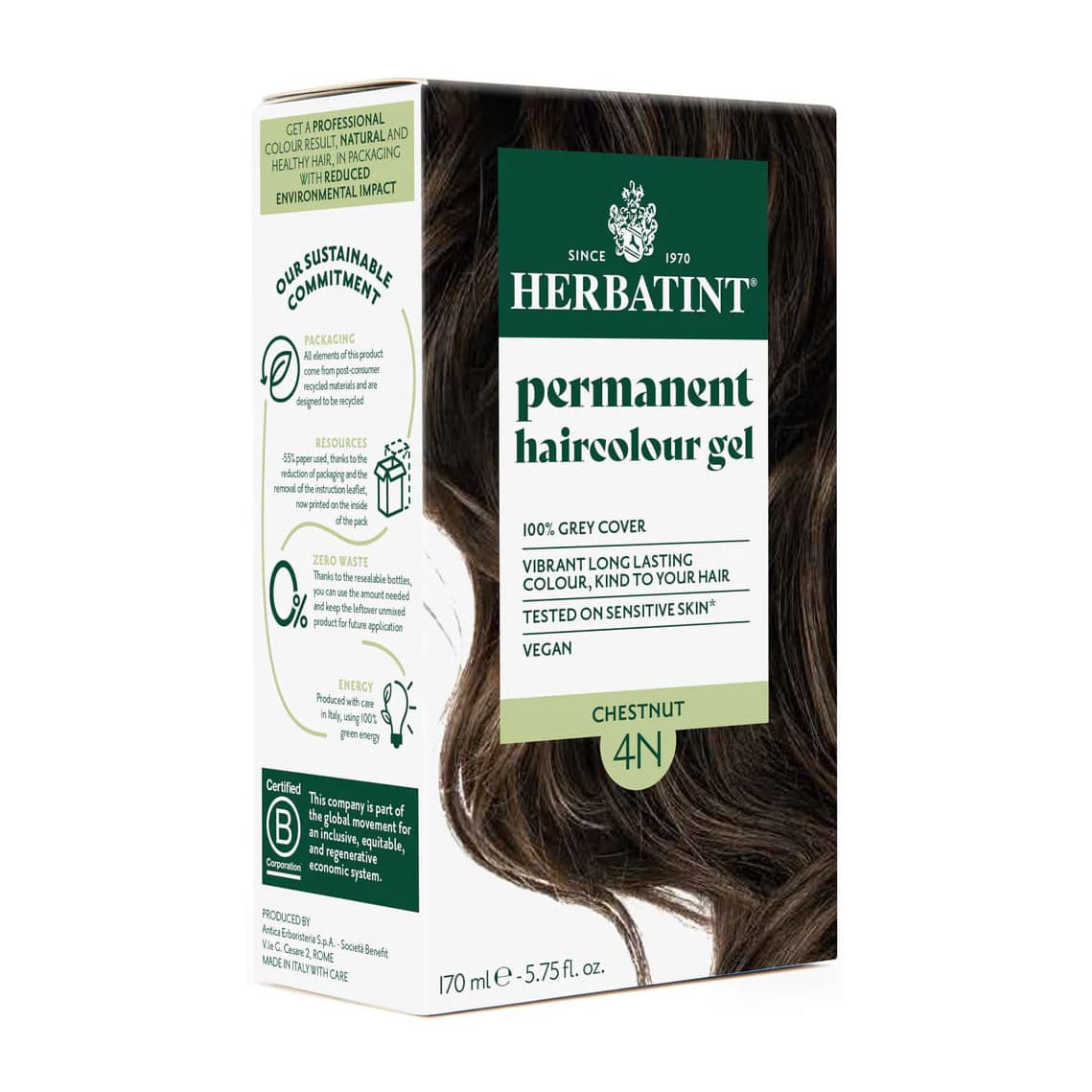 Herbatint Permanent Haircolour Gel - 170ml