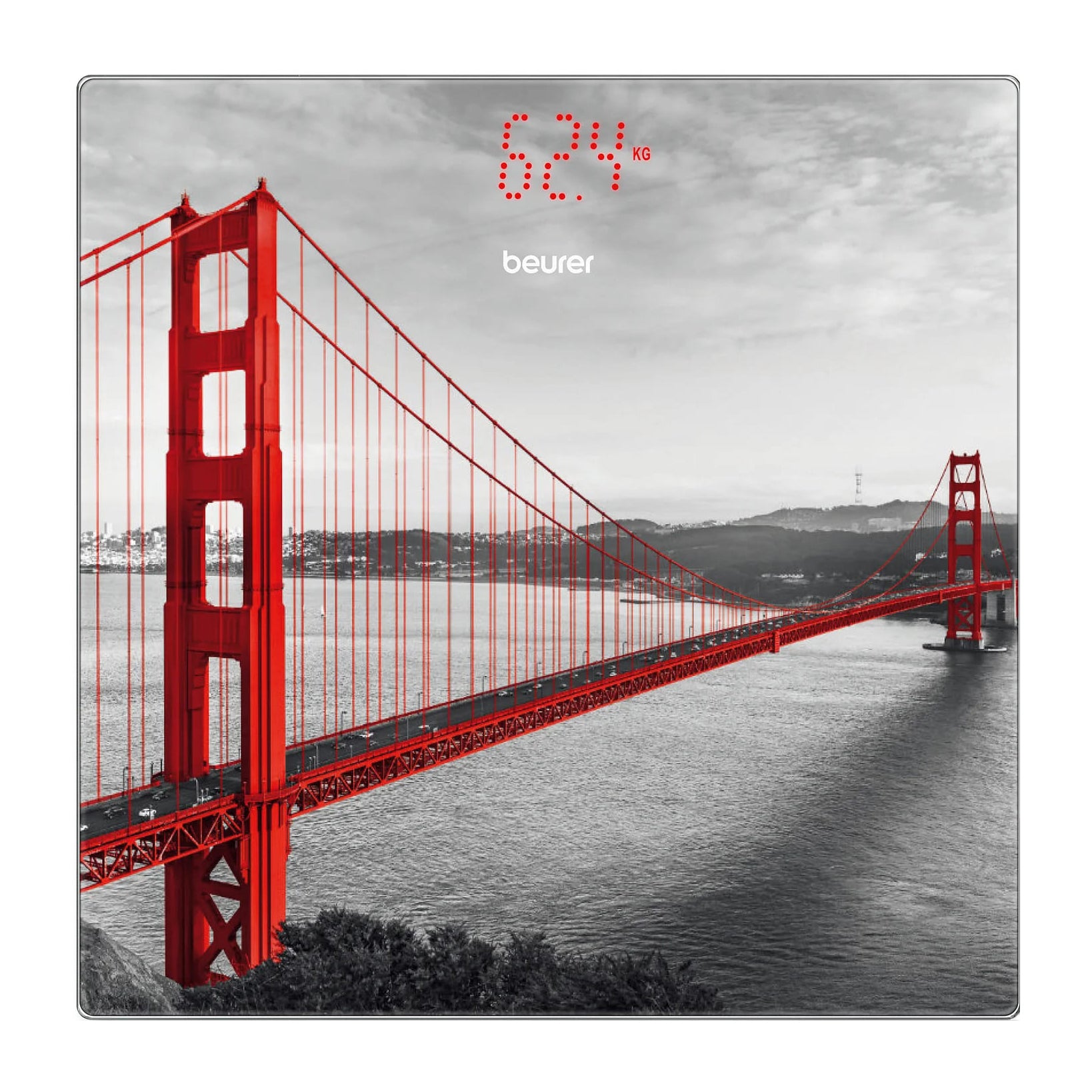 Beurer Gs 215 San Francisco Glass Bathroom Scale