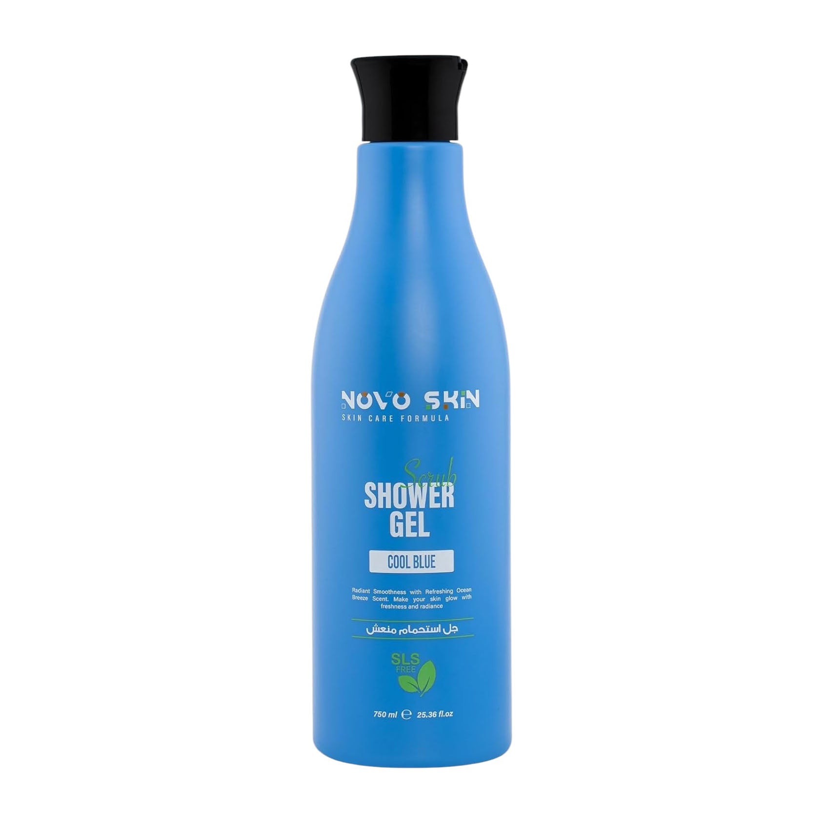 Novo Skin Cool Blue Shower Gel Scrub - 750ml