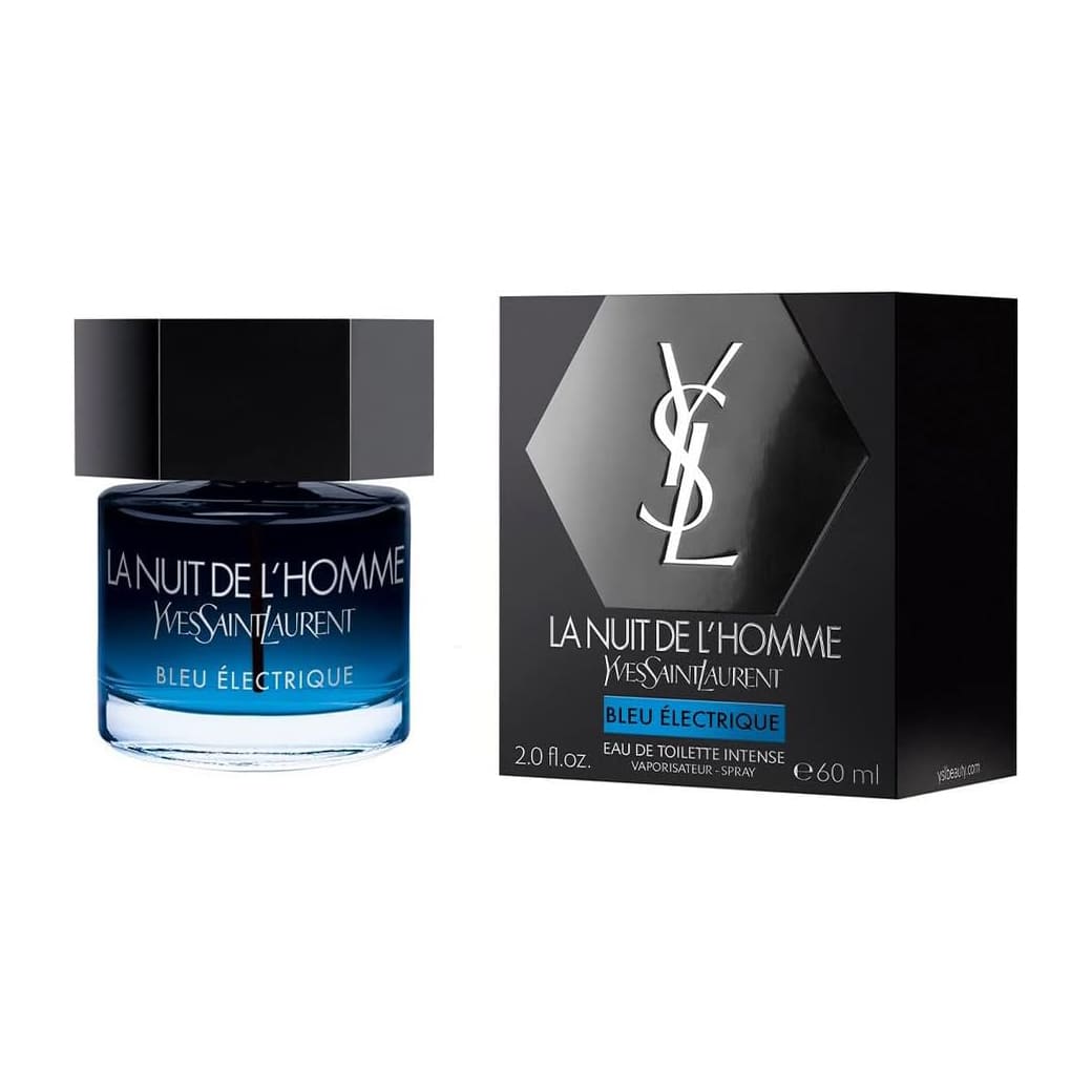 Yves Saint Laurent La Nuit de L'Homme Bleu Électrique EDT Intense For Men - 60ml