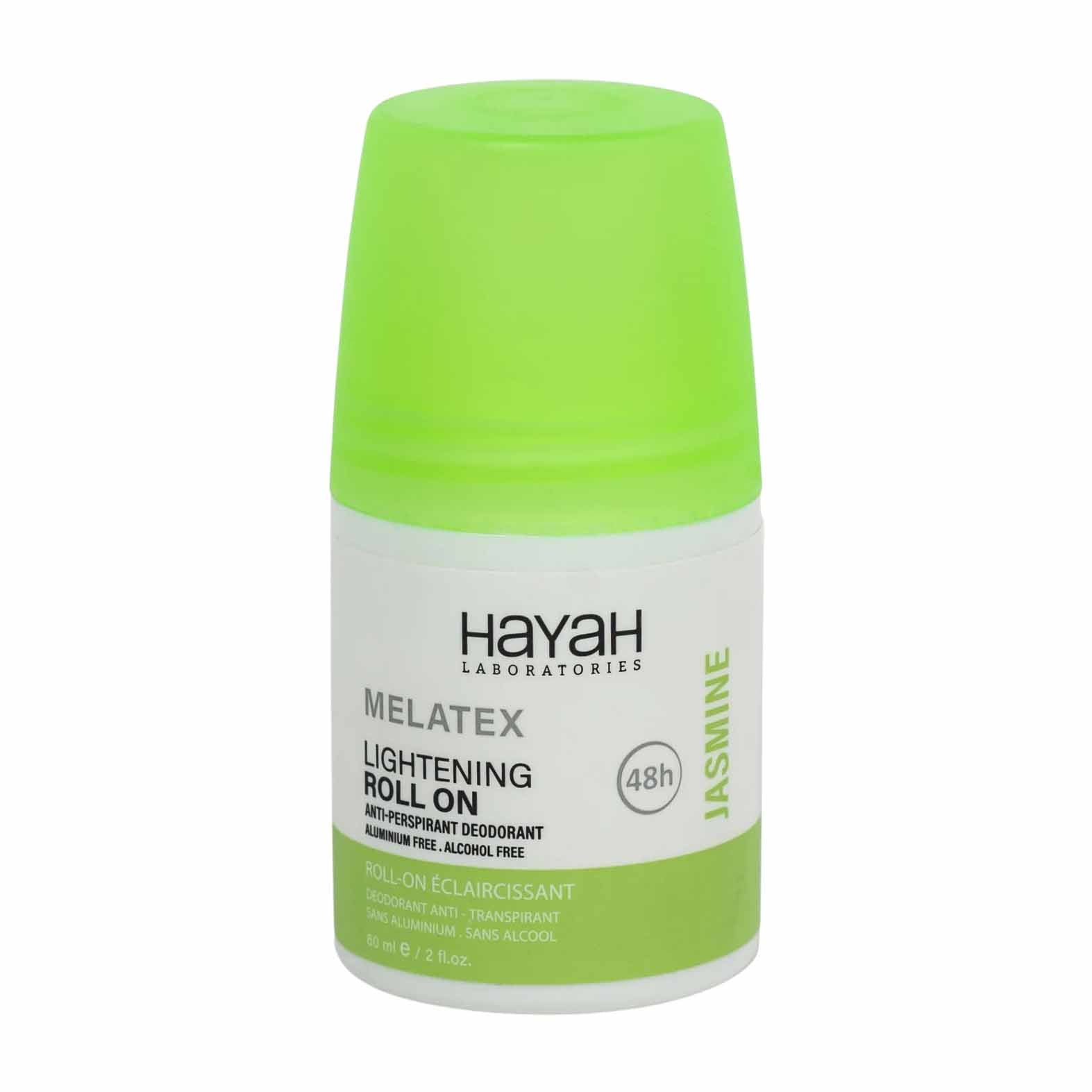 Hayah Melatex Jasmine Lightening Roll On Deodorant - 40ml
