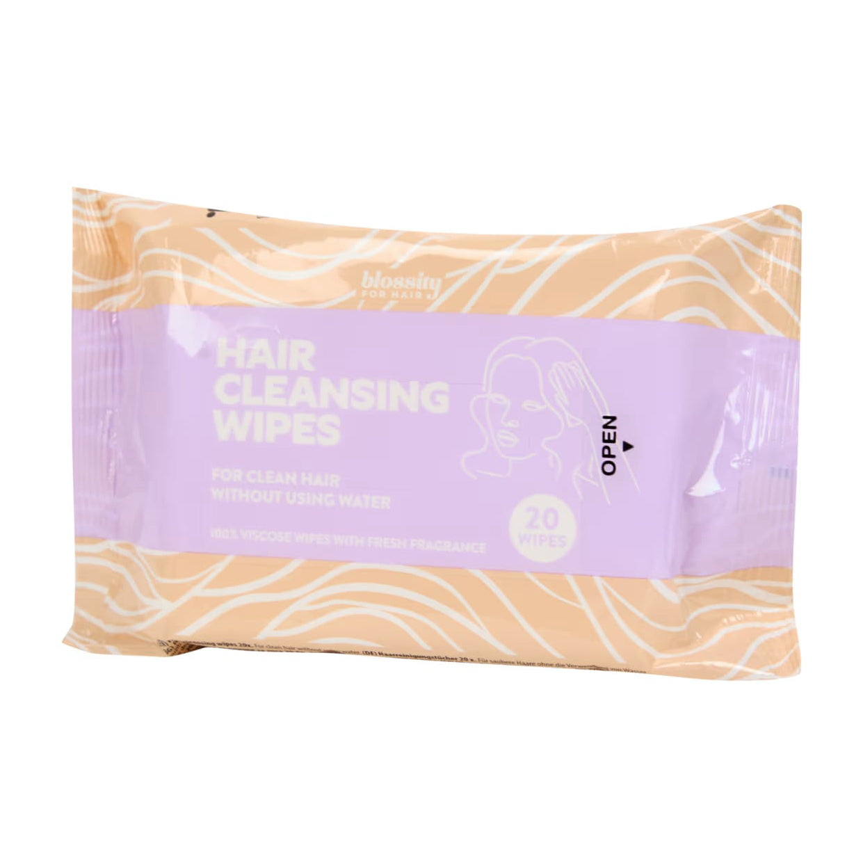 Blossity Hair Cleansing Wipes - 20 Wipes