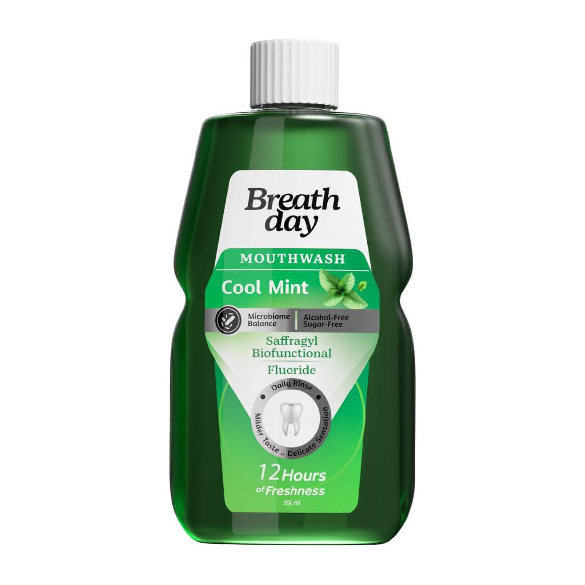 Breath Day Cool Mint Mouth Wash - 300ml