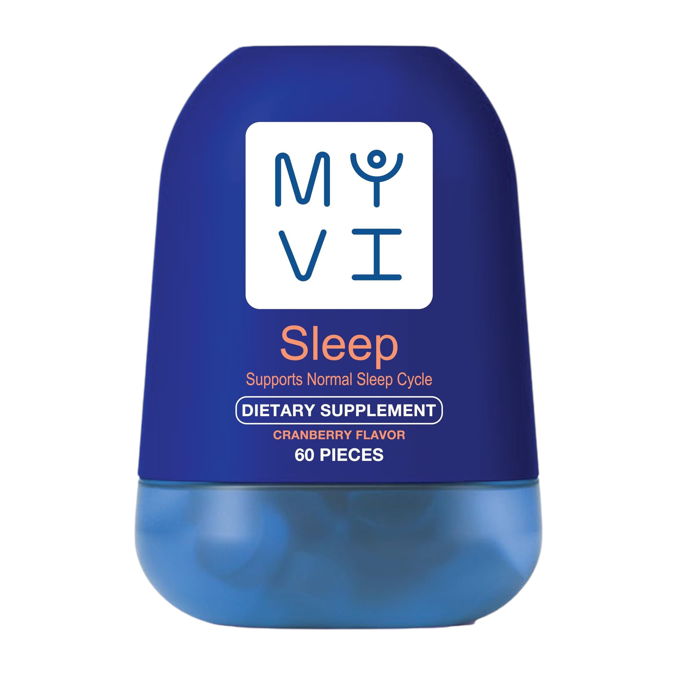 Myvi My Sleep Supplement Gummies Cranberry Flavor - 60 Pcs