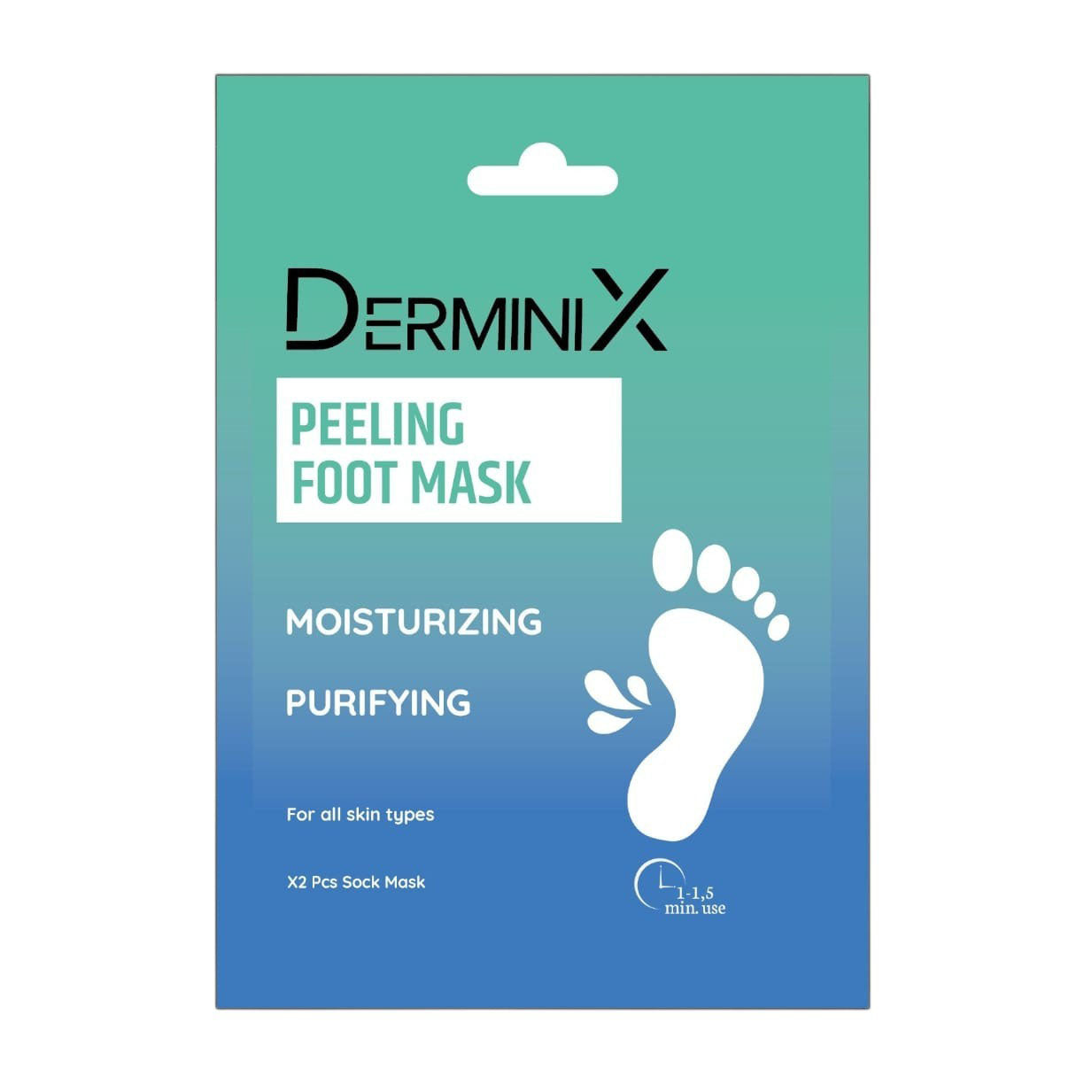 Derminix Peeling Foot Mask - 1 Sheet