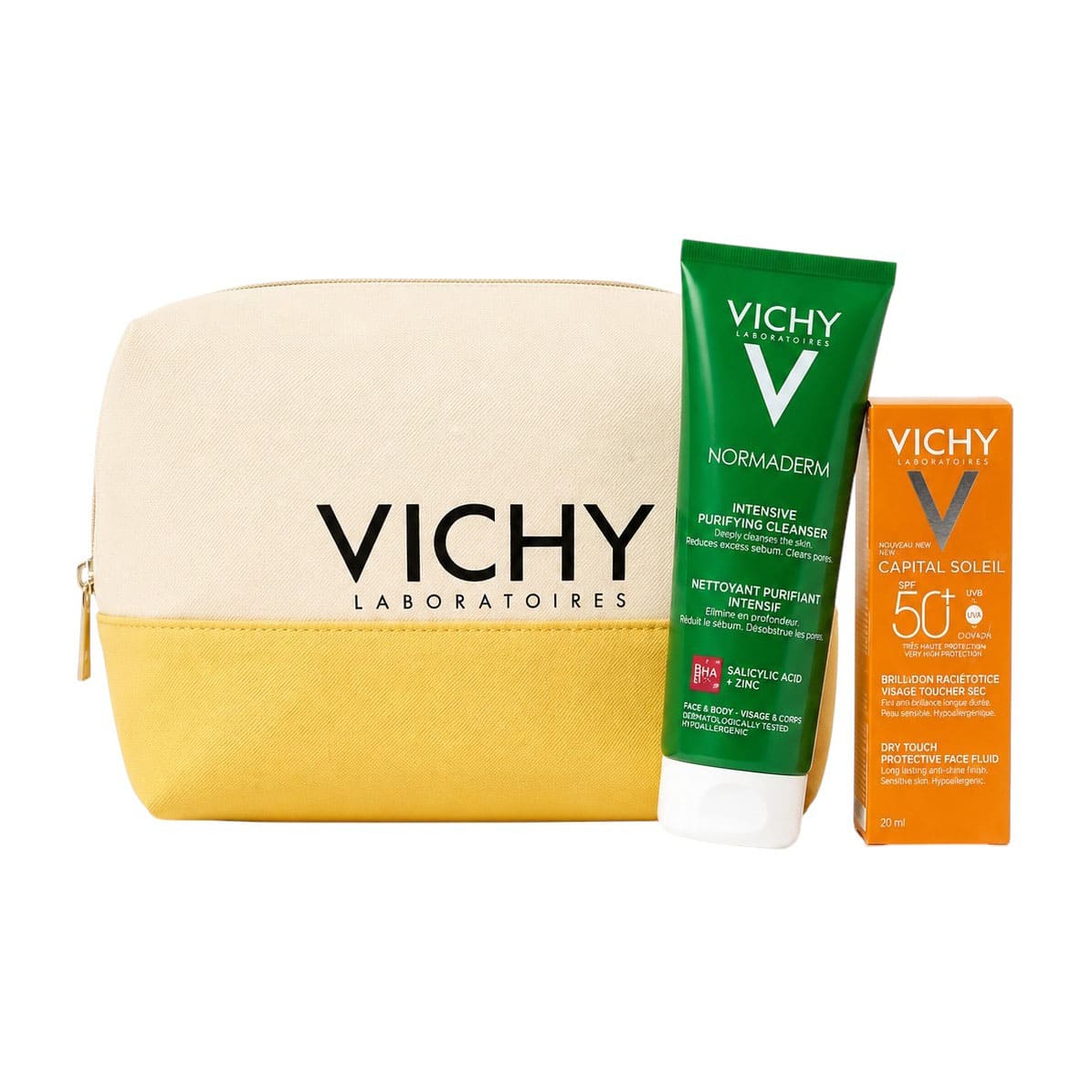Vichy Capital Soleil Dry Touch + Normaderm Intensive Purifying Gel (20% OFF)