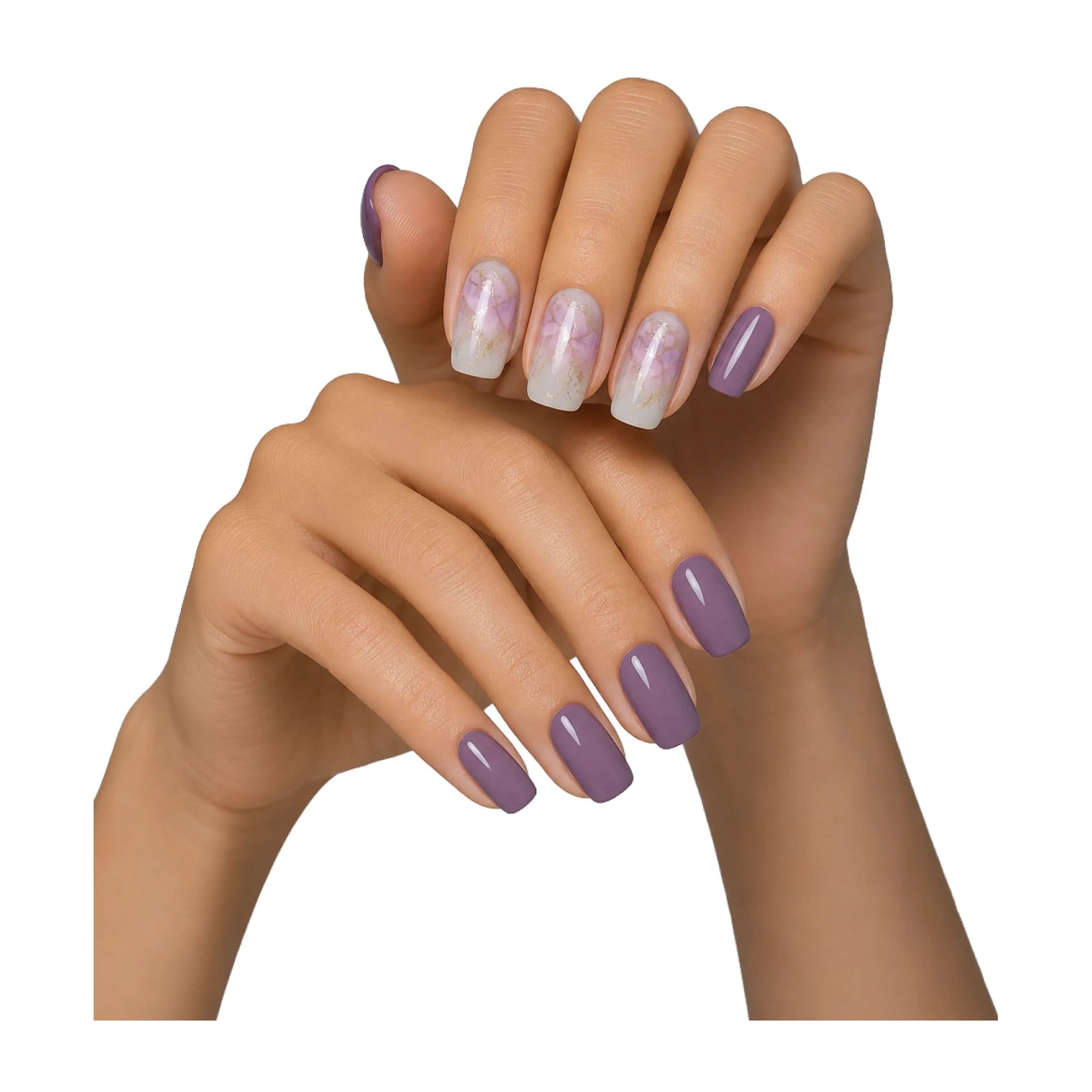 Yolo Squoval Short Pro Nails - SS-125-Petal