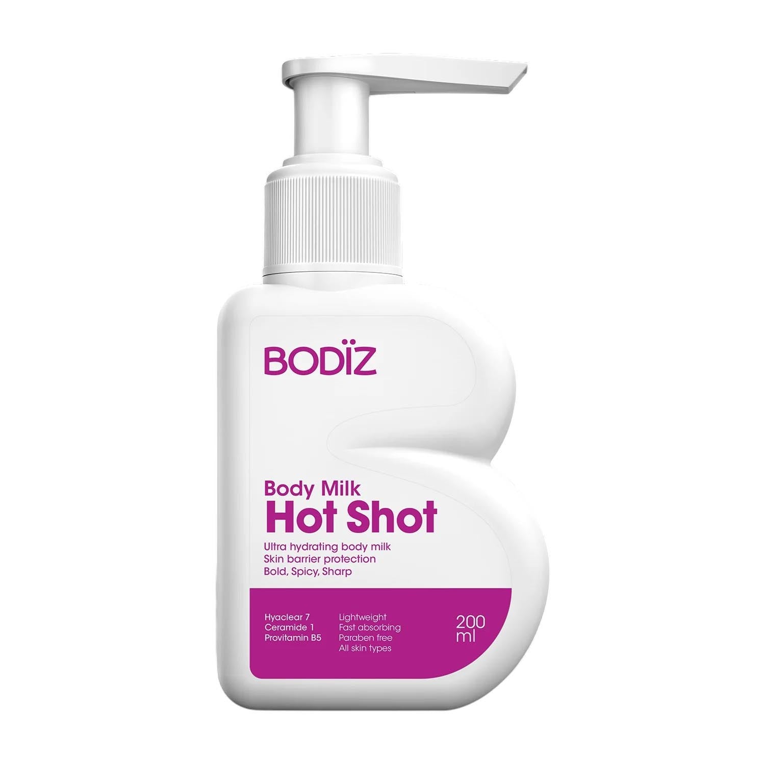 Bodiz Hot Shot Body Milk - 200ml