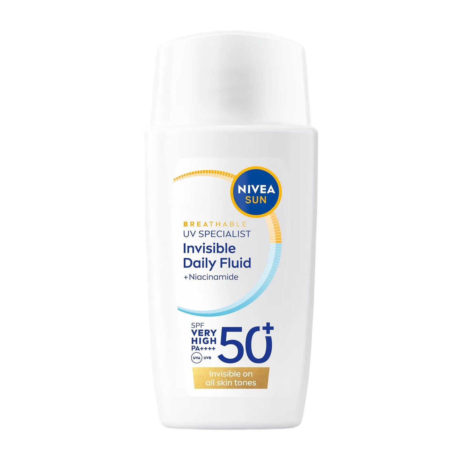Nivea Sun Invisible Daily Fluid SPF 50+ Sunscreen - 40ml