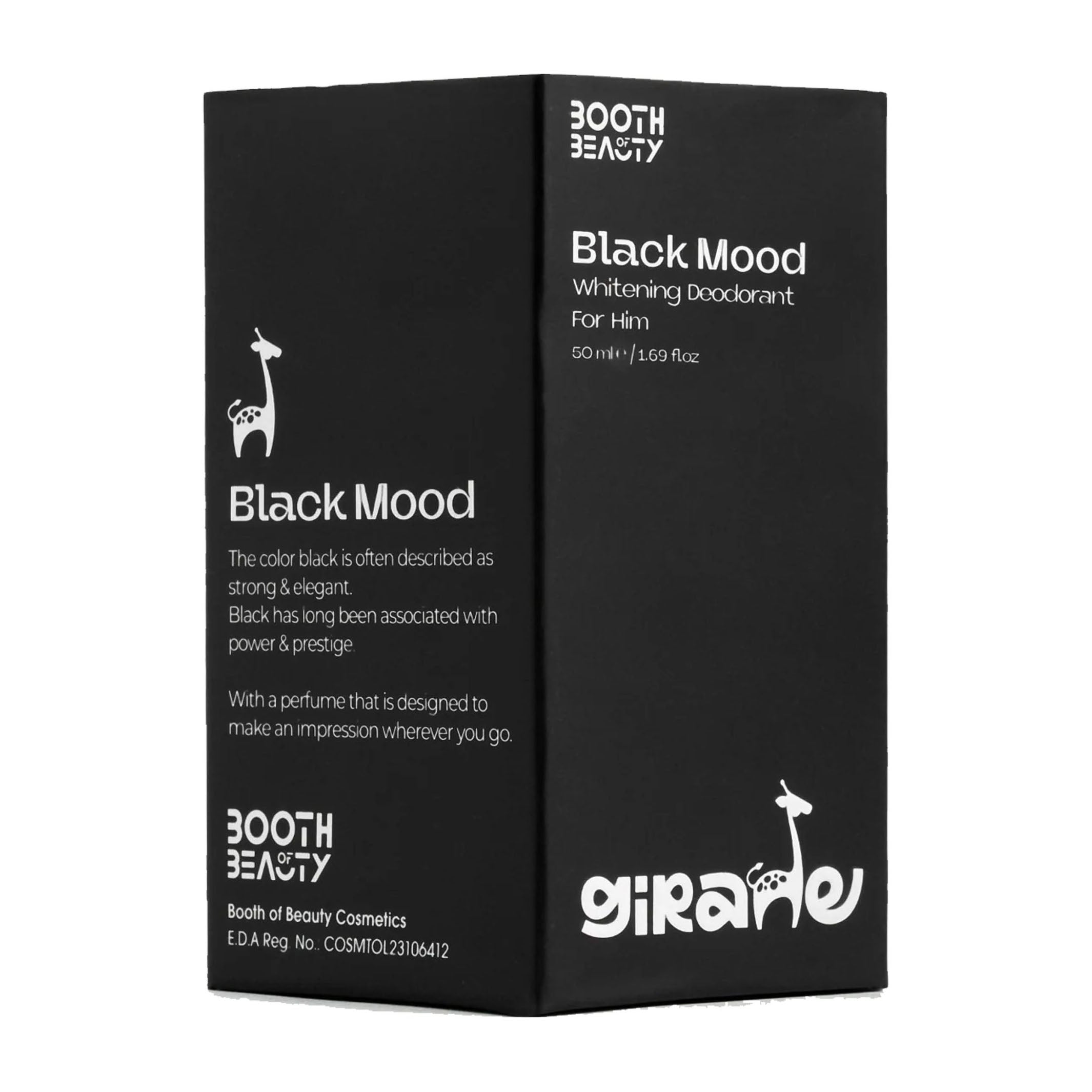 Giraffe Black Mood Whitening Deodorant Roll On For Men - 50ml