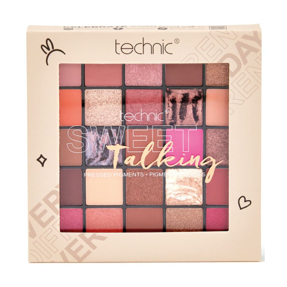 Technic Sweet Talking Eyeshadow Palette - 25 Shades