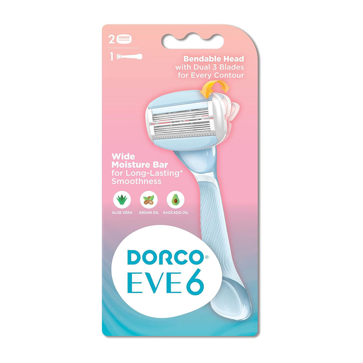 Dorco Eve 6 Razor For Women - 2 Blades