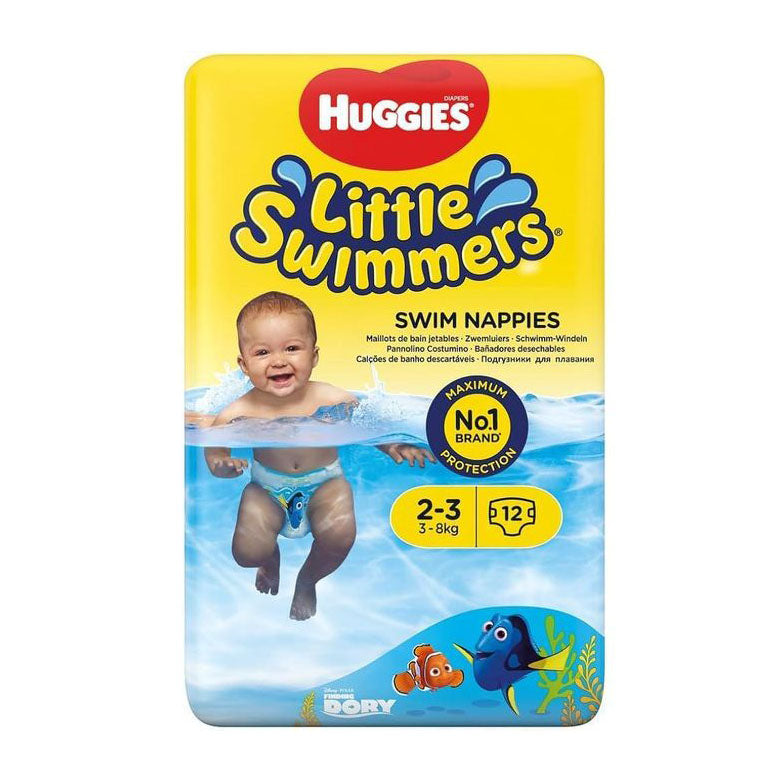 Huggies Little Swimmers Size 2-3 (3-8kg) Swim Pants Diaper - 11 Pcs