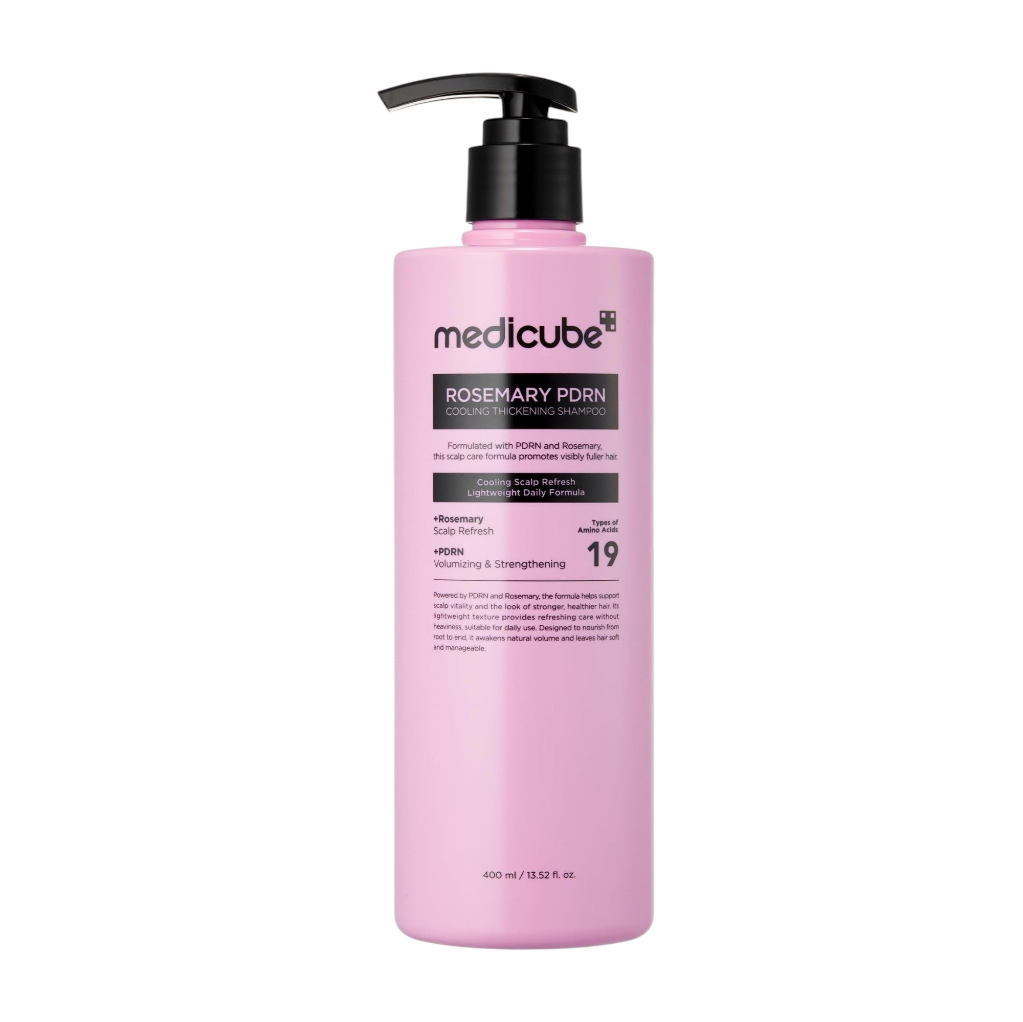 Medicube Rosemary Pdrn Cooling Thickening Shampoo - 400ml