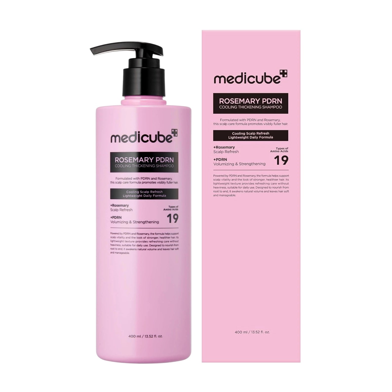 Medicube Rosemary Pdrn Cooling Thickening Shampoo - 400ml